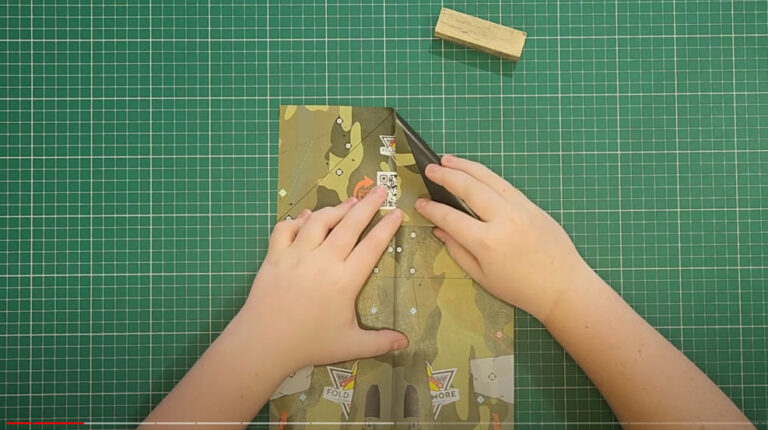 F-15 Paper Airplane Folding Step 2