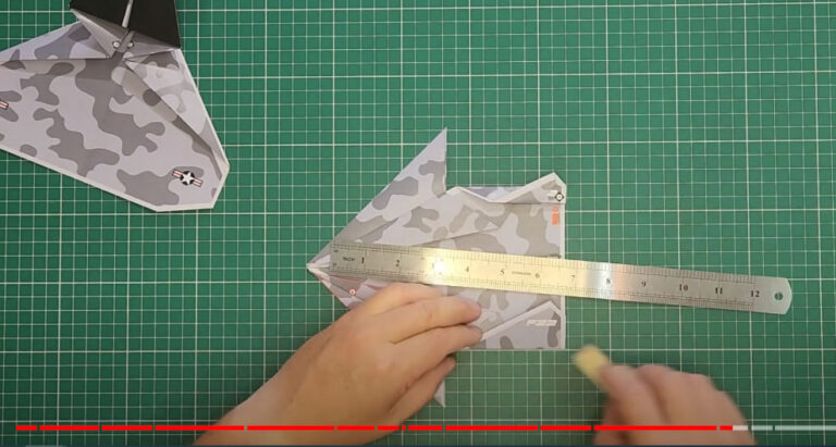 F-22 Paper Airplane Jet Folding - Step 12