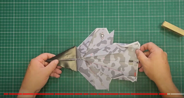 F-22 Paper Airplane Jet Folding - Step 13