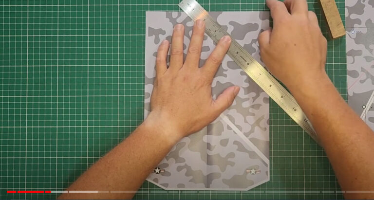 F-22 Paper Airplane Jet Folding - Step 2