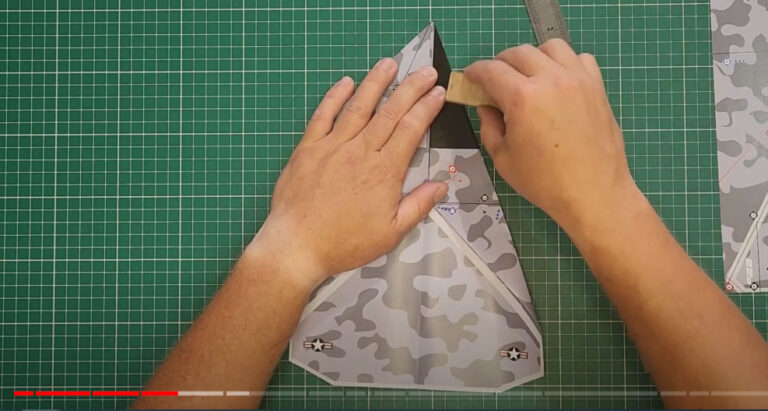 F-22 Paper Airplane Jet Folding - Step 3