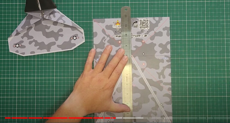 F-22 Paper Airplane Jet Folding - Step 7
