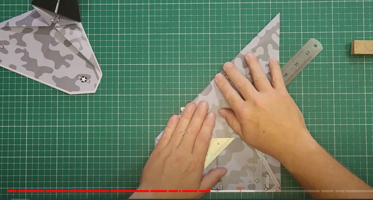 F-22 Paper Airplane Jet Folding - Step 8