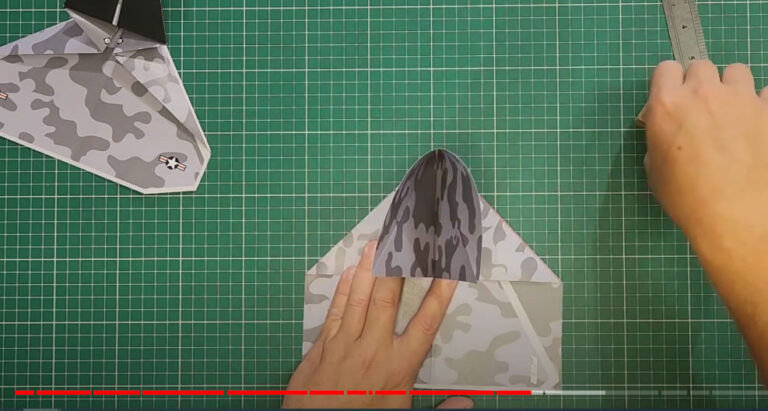 F-22 Paper Airplane Jet Folding - Step 9
