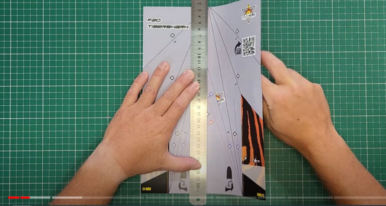 Fold an F-20 Paper Airplane Jet - Step1