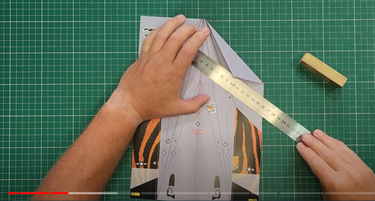 Fold an F-20 Paper Airplane Jet - Step2