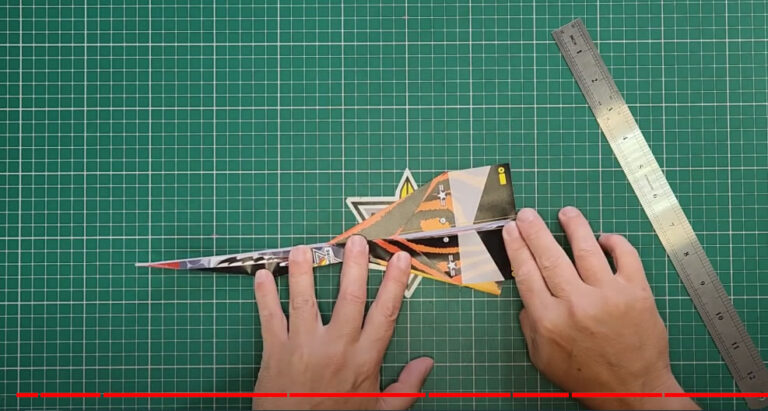 Fold an F-20 Paper Airplane Jet - Step8
