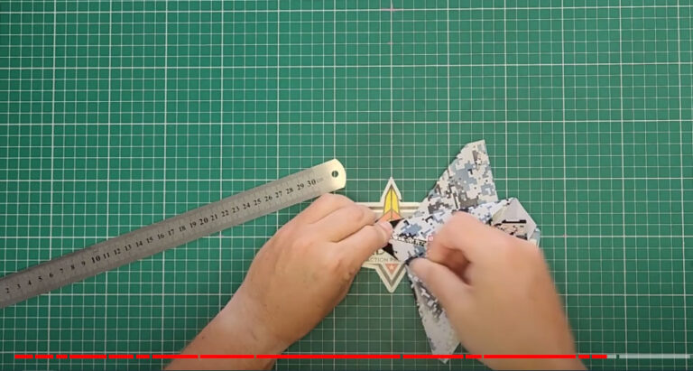 Step 13 - F-23 Paper Airplane Jet Folding