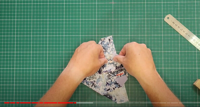 Step 8 - F-23 Paper Airplane Jet Folding