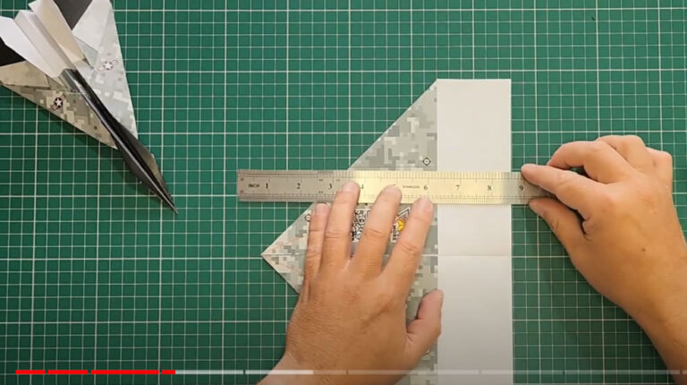 Step3 Make an F-18 Paper Airplane Jet