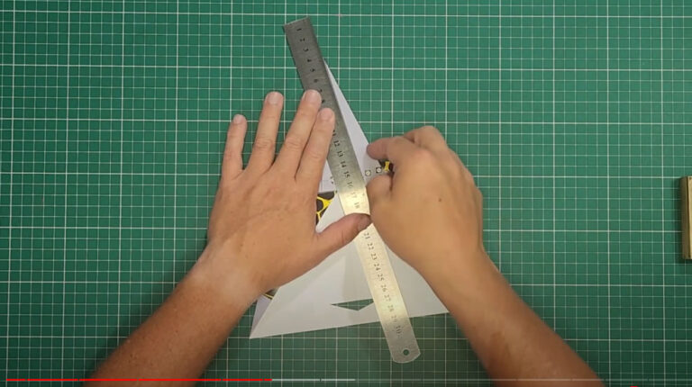 Step5 to Fold an F-16 Paper Airplane Jet